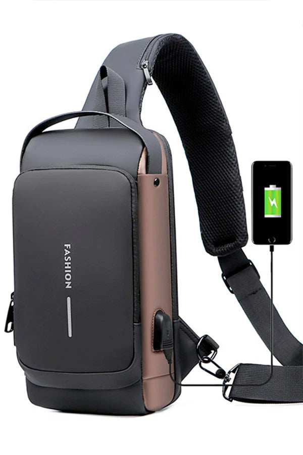 Bolso cruzado antirrobo negro