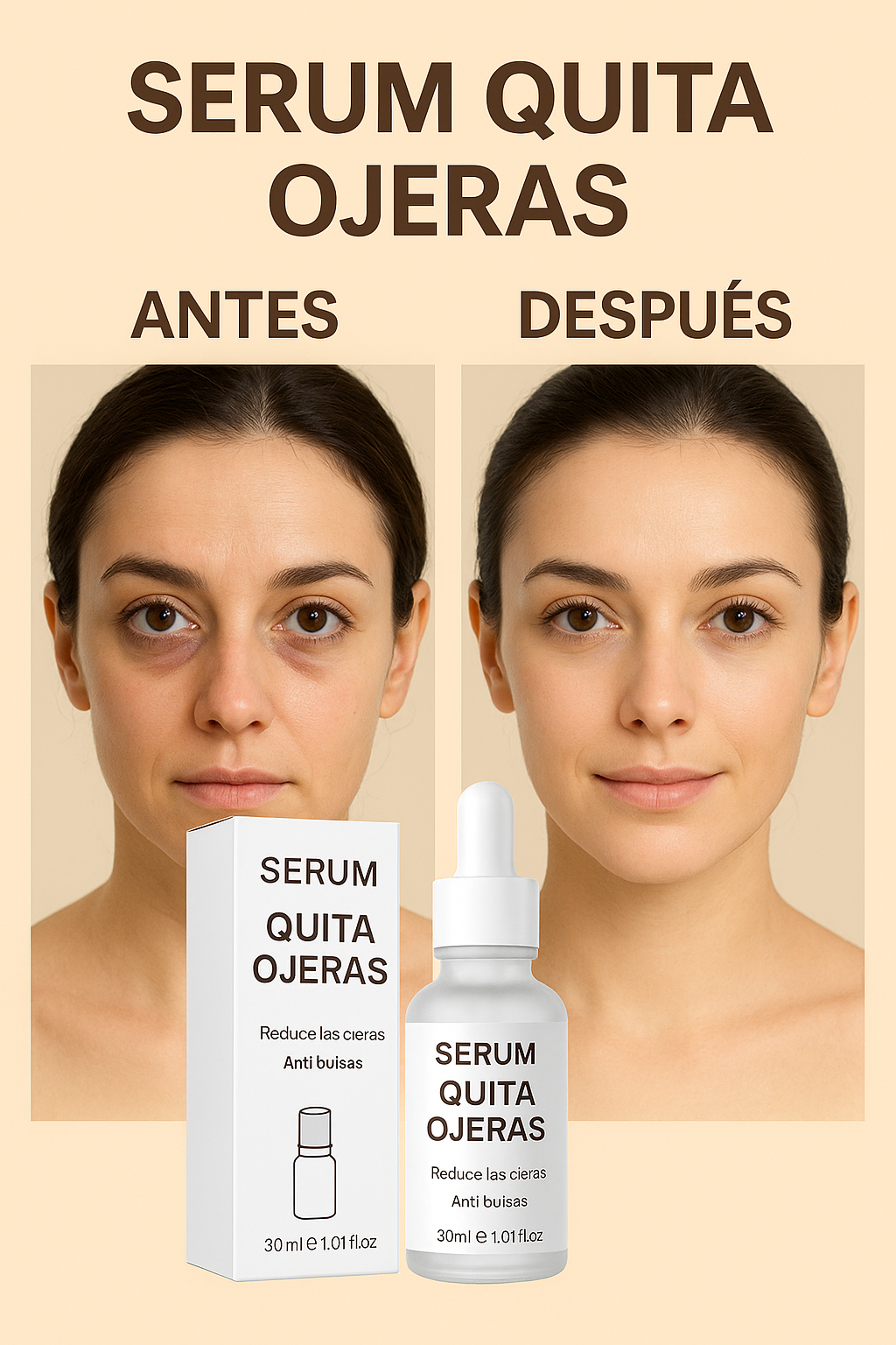 Serum quita Ojeras