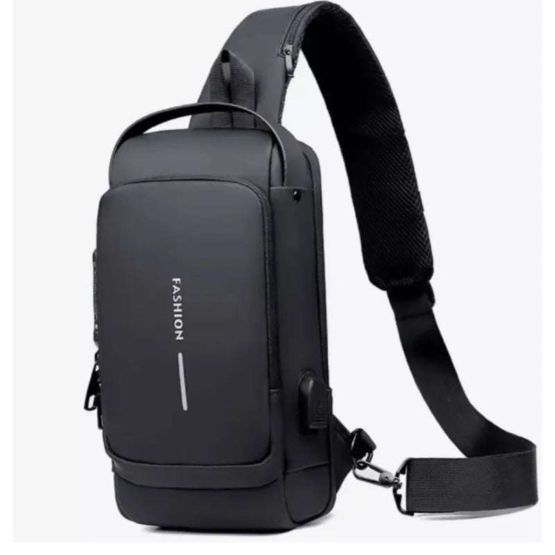 Bolso cruzado antirrobo negro